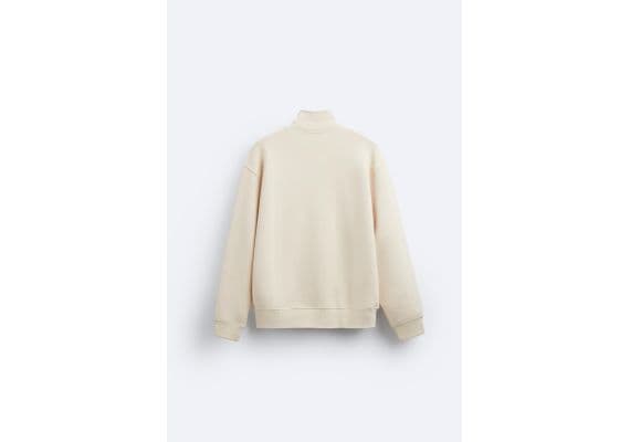 Zara  patch sweatshirt , Цвет: Бежевый, Размер: S (US S), изображение 9