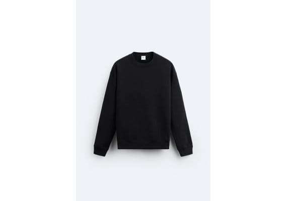 Zara   round neck sweatshirt , Цвет: Черный, Размер: S (US S), изображение 6