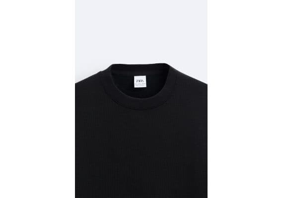 Zara   round neck sweatshirt , Цвет: Черный, Размер: S (US S), изображение 8