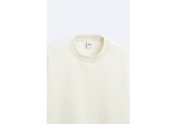 Zara   round neck sweatshirt , Цвет: Белый, Размер: S (US S), изображение 8