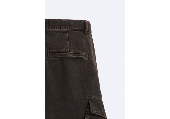 Zara   cargo jeans , Цвет: Черный, Размер: EU 36 (US 29), изображение 9