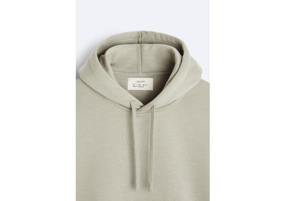 Zara Cropped hoodie , Цвет: Зеленый, Размер: S (US S), изображение 9