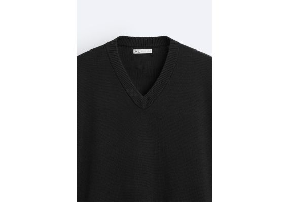 Zara Жилет oversize knit vest , Цвет: Черный, Размер: S (US S), изображение 9