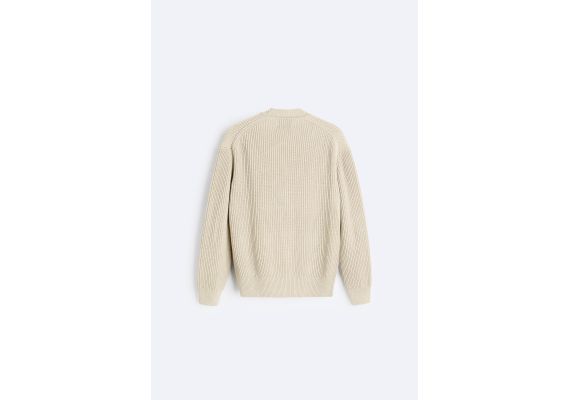 Zara   purl knit cardigan , Цвет: Бежевый, Размер: L (US L), изображение 8