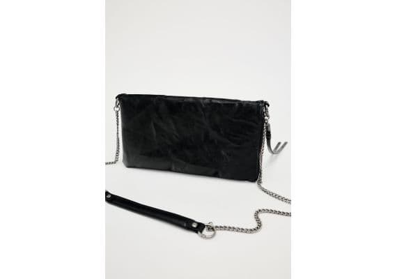 Zara Сохранена модель rock mini crossbody bag , Цвет: Черный, Размер: Только один размер, изображение 3