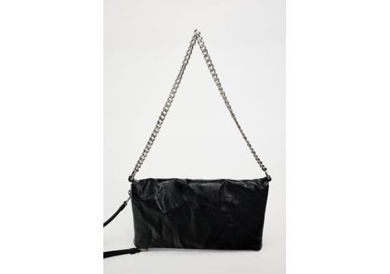 Zara Сохранена модель rock mini crossbody bag , Цвет: Черный, Размер: Только один размер, изображение 7