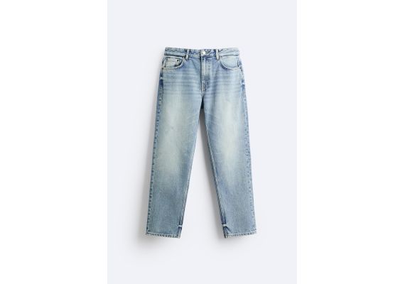 Zara   slim fit faded jeans , Цвет: Синий, Размер: EU 40 (US 31), изображение 6