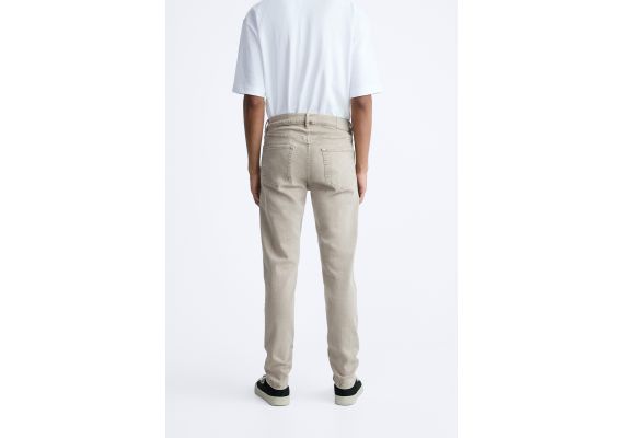 Zara Сохранение  slim fit jeans , Цвет: Бежевый, Размер: EU 48 (US 38), изображение 3