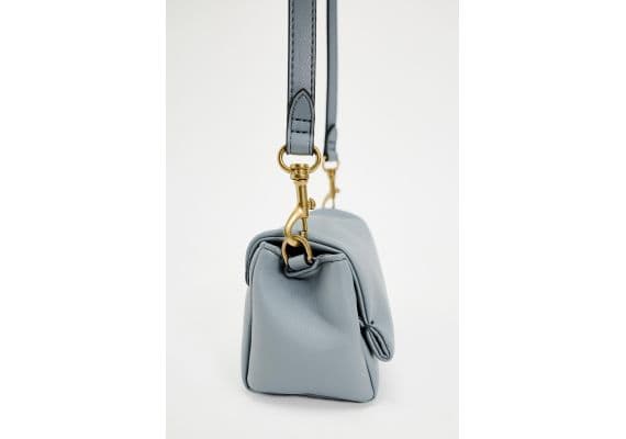 Zara   soft mini bag , Цвет: Синий, Размер: Только один размер, изображение 6