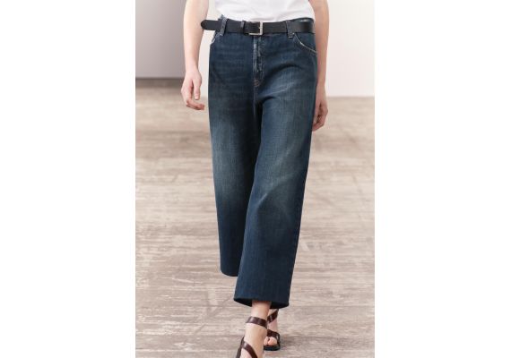 Zara  zw relaxed fit mid-rise джинсы , Цвет: Синий, Размер: 32, изображение 2