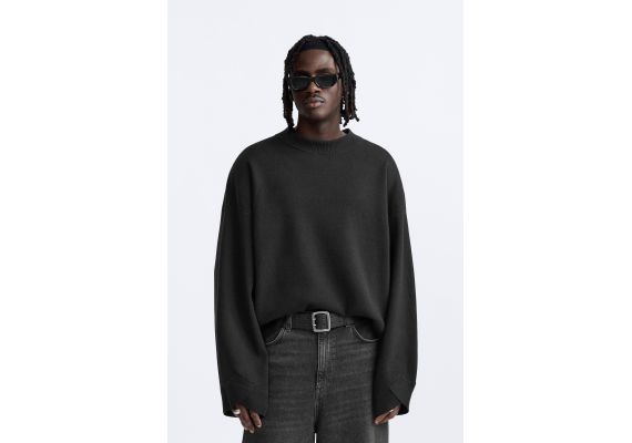 Zara Oversize sweater - limited edition , Цвет: Черный, Размер: S (US S), изображение 2