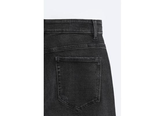 Zara   ripped slim fit jeans , Цвет: Черный, Размер: EU 40 (US 31), изображение 9