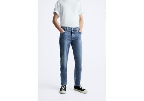 Zara Сохрани  slim-fit comfort jeans , Цвет: Синий, Размер: EU 38 (US 30), изображение 2