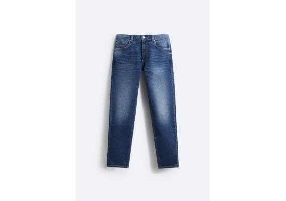 Zara  slim-fit comfort jeans , Цвет: Синий, Размер: EU 38 (US 30), изображение 5