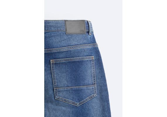 Zara  slim-fit comfort jeans , Цвет: Синий, Размер: EU 38 (US 30), изображение 8