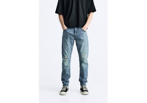 Zara Узкие джинсы slim fit , Цвет: Синий, Размер: EU 40 (US 31), изображение 2