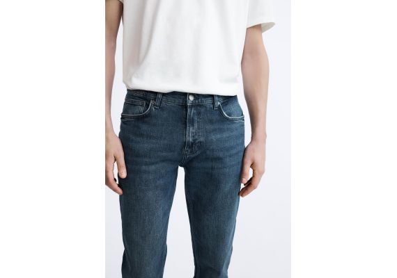 Zara Узкие джинсы slim fit , Цвет: Синий, Размер: EU 40 (US 31), изображение 5