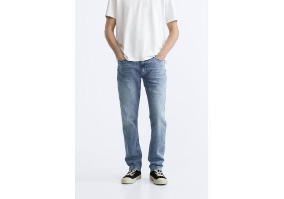 Zara Узкие джинсы slim fit, Цвет: Синий, Размер: EU 46 (US 36), изображение 2