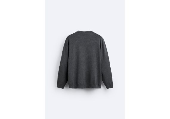 Zara Свитер из вискозного микса , Цвет: Серый, Размер: XL (US XL), изображение 8