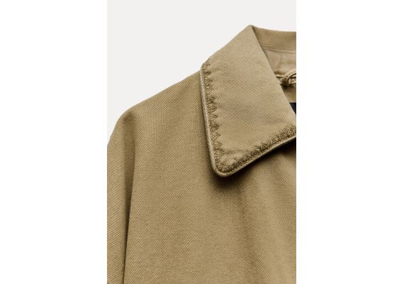 Zara Коллекция верхней одежды zw с отстрочкой , Цвет: Зеленый, Размер: XS, изображение 7
