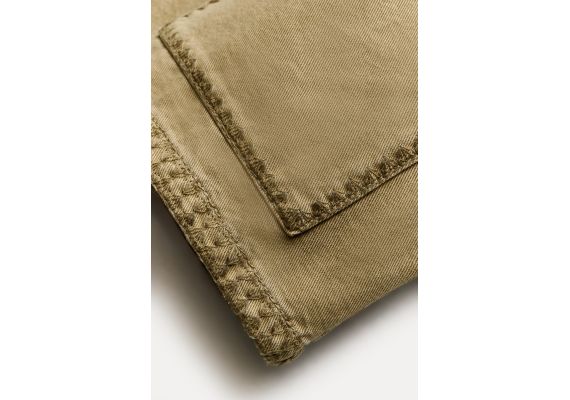Zara Коллекция верхней одежды zw с отстрочкой , Цвет: Зеленый, Размер: XS, изображение 10