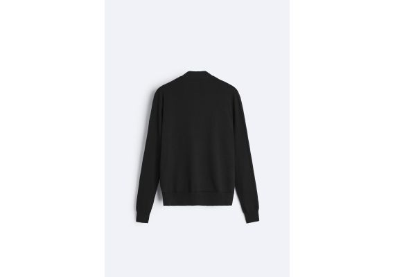 Zara Кардиган из хлопка и шерсти , Цвет: Черный, Размер: XL (US XL), изображение 8