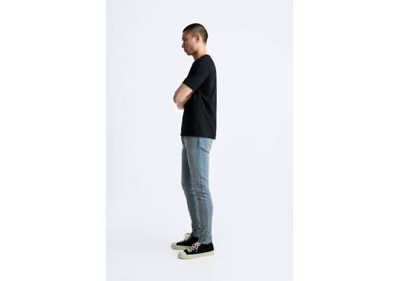 Zara   skinny fit jeans , Цвет: Синий, Размер: EU 44 (US 34), изображение 4