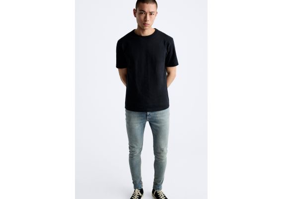 Zara   skinny fit jeans , Цвет: Синий, Размер: EU 38 (US 30), изображение 5