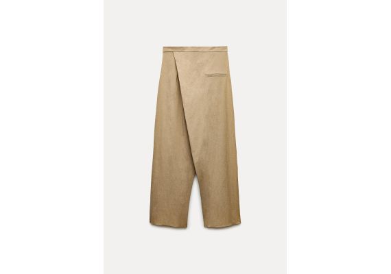 Zara Коллекция zw pareo trousers , Цвет: Коричневый, Размер: XS, изображение 11