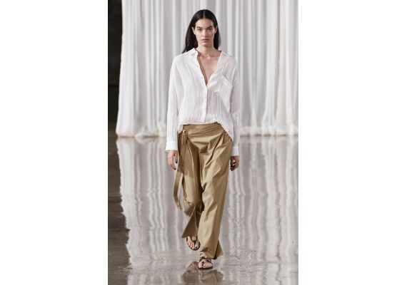 Zara Коллекция zw pareo trousers , Цвет: Коричневый, Размер: XS, изображение 3