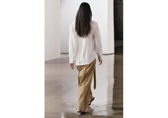 Zara Коллекция zw pareo trousers , Цвет: Коричневый, Размер: XS, изображение 9