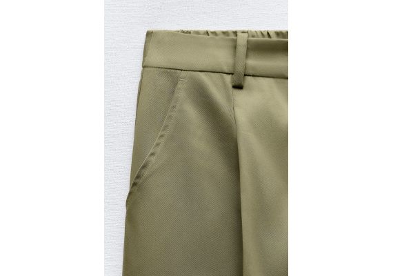 Zara Брюки chinos , Цвет: Зеленый, Размер: M, изображение 5