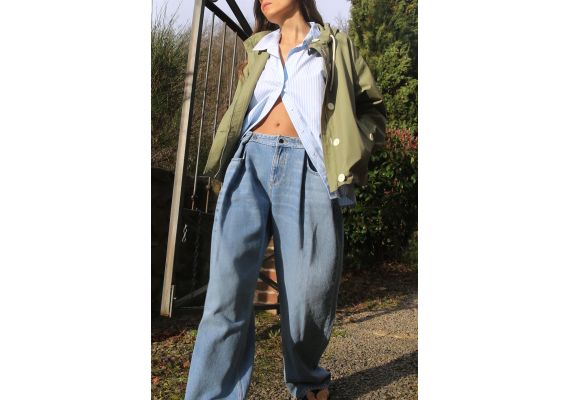Zara Куртка с капюшоном , Цвет: Зеленый, Размер: XS, изображение 3