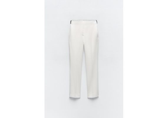 Zara Брюки jogger-waist , Цвет: Белый, Размер: S, изображение 6