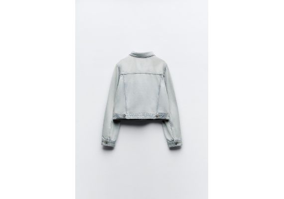 Zara Куртка trf denim jacket , Цвет: Синий, Размер: M, изображение 9