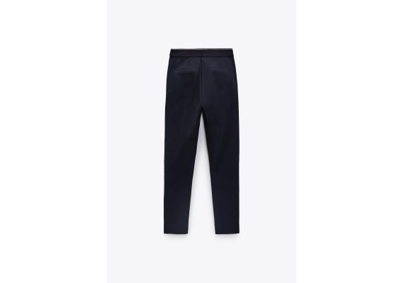 Zara Брюки jogger-waist , Цвет: Синий, Размер: M, изображение 3