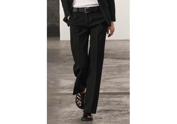 Zara Коллекция zw collection flared trousers , Цвет: Черный, Размер: XS, изображение 2