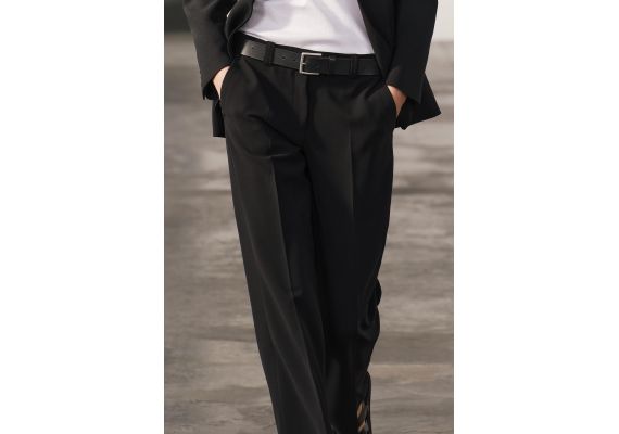 Zara Коллекция zw collection flared trousers , Цвет: Черный, Размер: XS, изображение 4