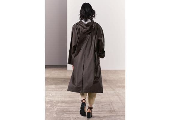 Zara Коллекция zw collection long jacket , Цвет: Оранжевый, Размер: M-L, изображение 3