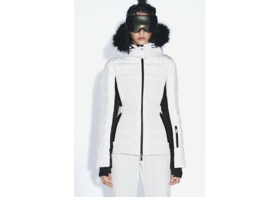 Zara Коллекция лыжных курток с technology recco® windproof and waterproof , Цвет: Белый, Размер: S, изображение 5