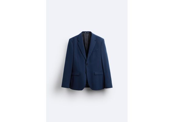 Zara   slim fit suit blazer , Цвет: Синий, Размер: EU 44 (US 34), изображение 8