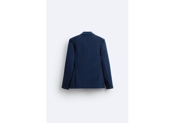 Zara   slim fit suit blazer , Цвет: Синий, Размер: EU 50 (US 40), изображение 9