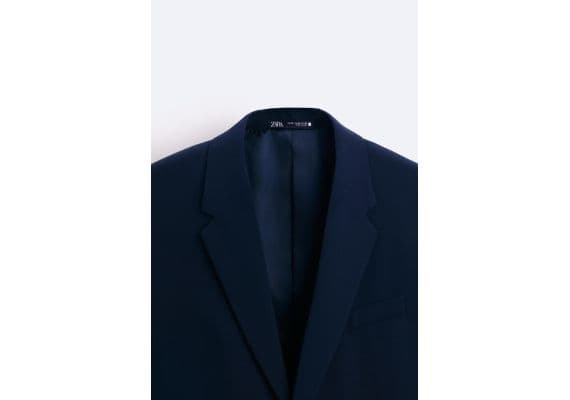 Zara   slim fit suit blazer , Цвет: Синий, Размер: EU 44 (US 34), изображение 8