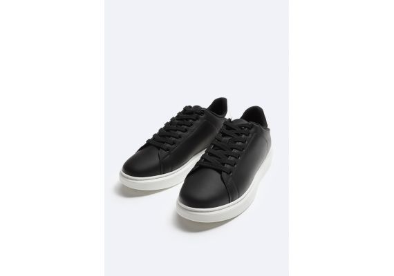 Zara Сникеры chunky sneakers , Цвет: Черный, Размер: 39, изображение 4