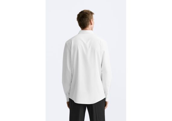 Zara Рубашка stretch shirt , Цвет: Белый, Размер: M (US M), изображение 3