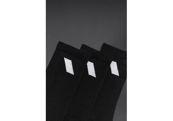 Zara   pack of 3 training socks , Цвет: Черный, Размер: L(43-46) (US L(10-13)), изображение 2