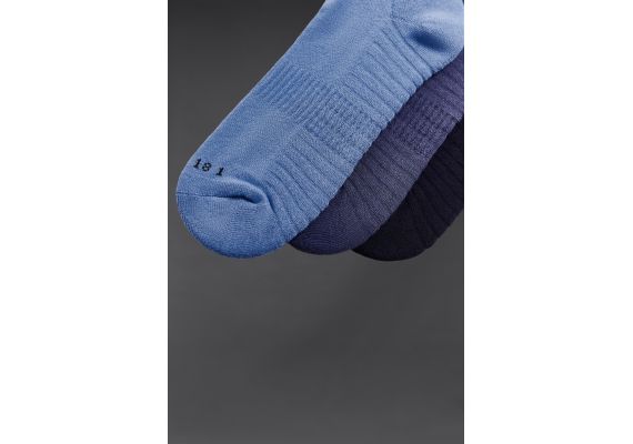 Zara Pack of 3 training socks - набор из 3 пар тренировочных носков, изготовленных из смеси хлопка и полиэстера, Цвет: Синий, Размер: M(39-42) (US M(6-9)), изображение 3