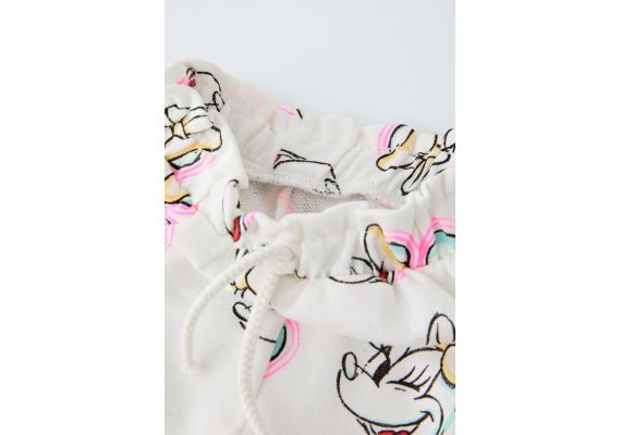 Zara Футболка и бермуды с принтом minnie mouse and friends © disney , Цвет: Белый, Размер: 1½ лет (86 см), изображение 4