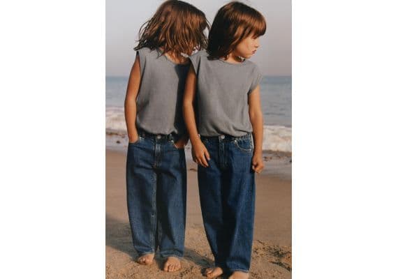 Zara Timelesz- jeans , Цвет: Синий, Размер: 1½ лет (86 см)