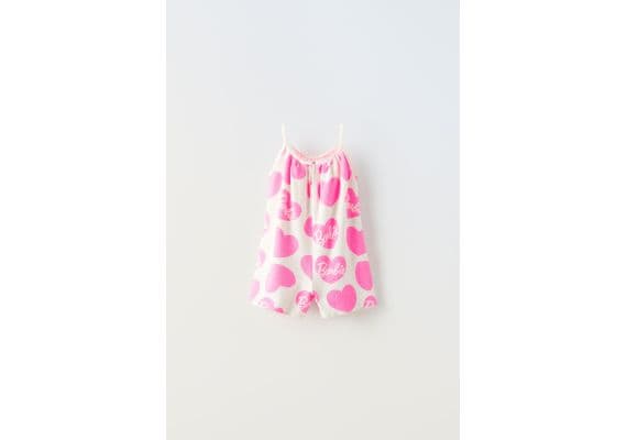 Zara   barbie™ mattel terry jumpsuit , Цвет: Розовый, Размер: 1½ лет (86 см), изображение 2